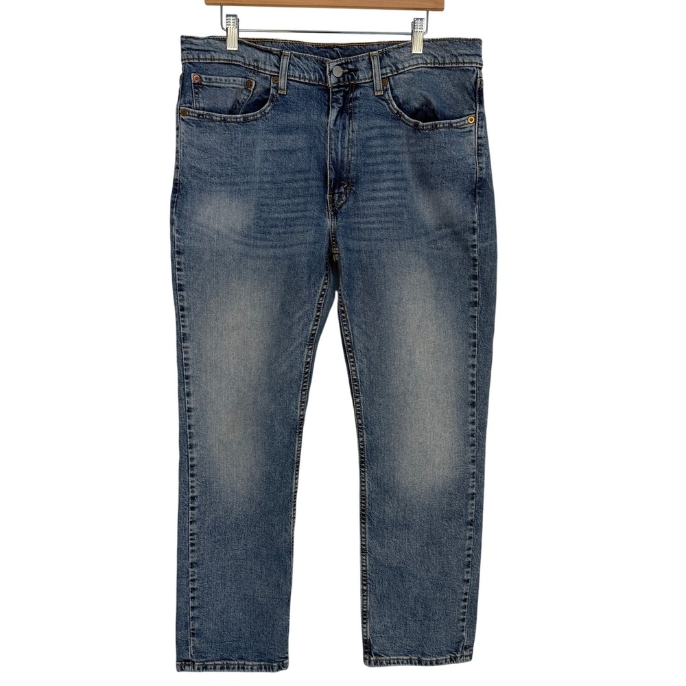 Levi's 514 Straight Fit Mens 36x30 Medium Wash Blue Denim Jeans‎ Classic Style